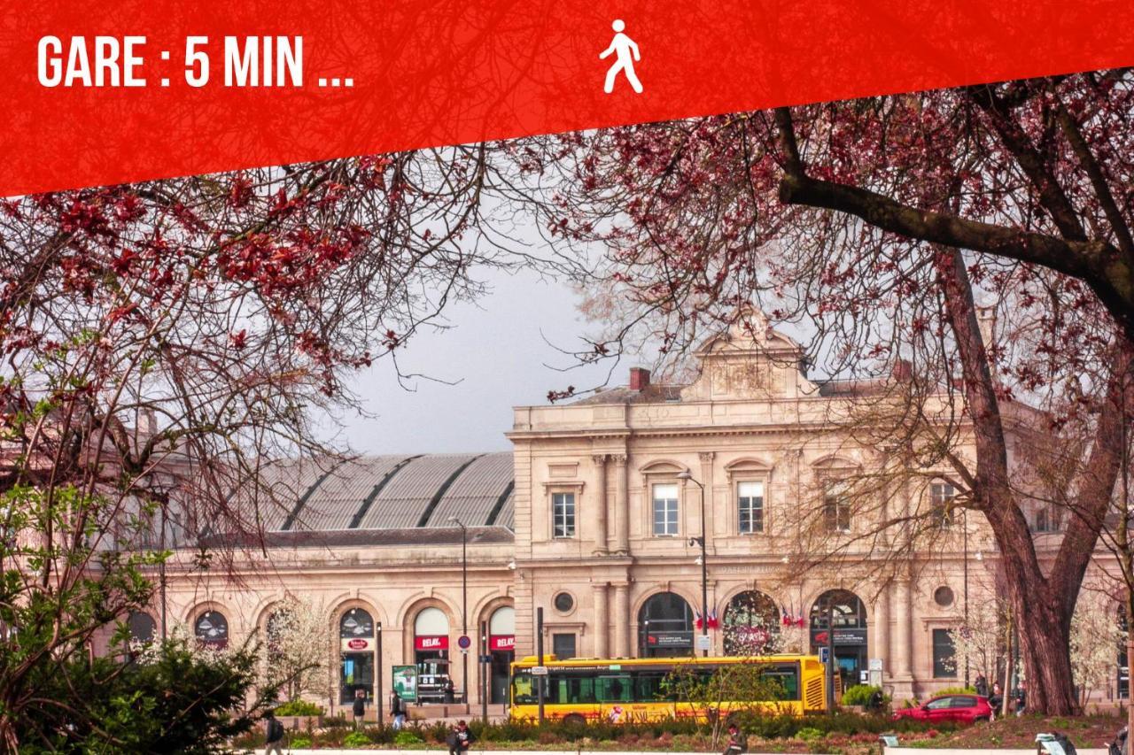 Explorereims - Studio Magique Proche Gare Et Centre المظهر الخارجي الصورة